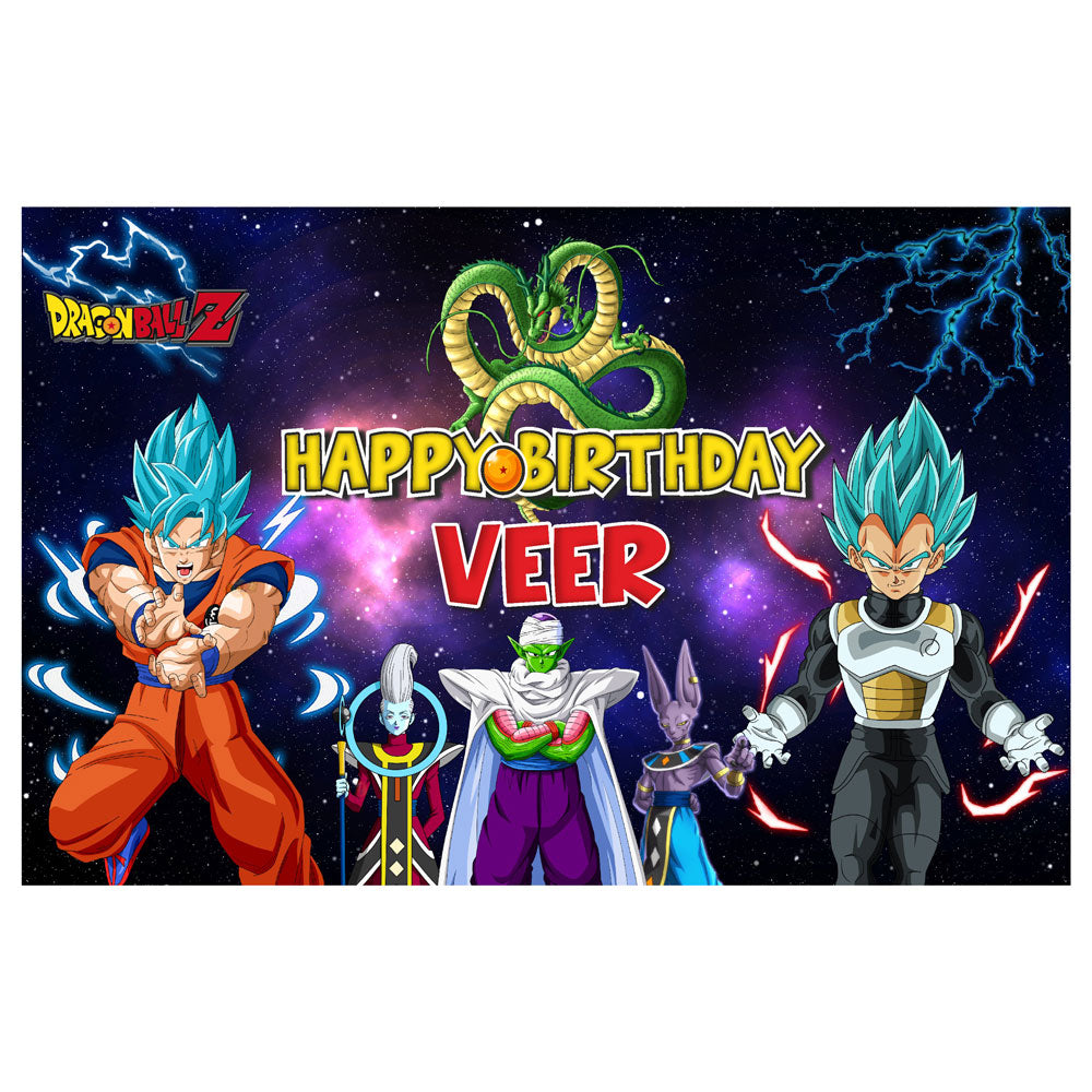 Dragon Ball Z Theme Backdrop