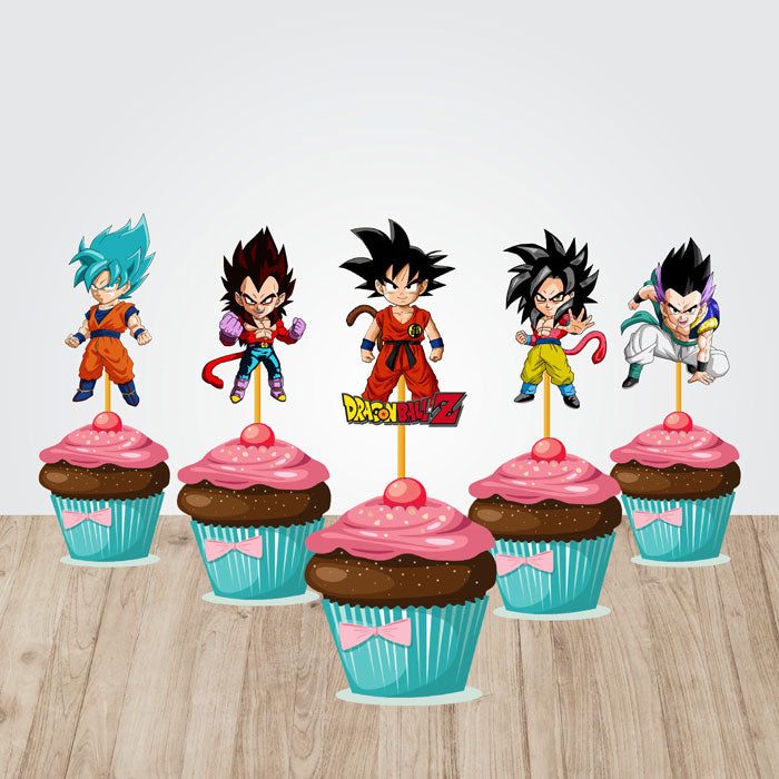 Dragon Ball Z Theme Classic Cupcake Topper