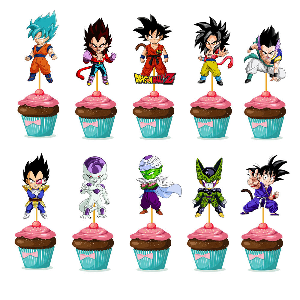 Dragon Ball Z Theme Classic Cupcake Topper