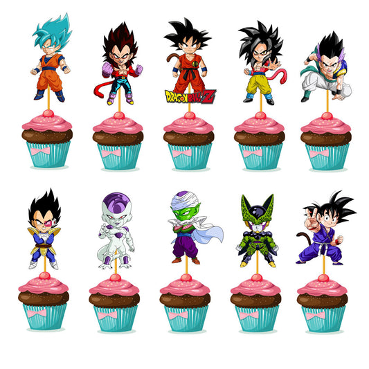 Dragon Ball Z Theme Classic Cupcake Topper