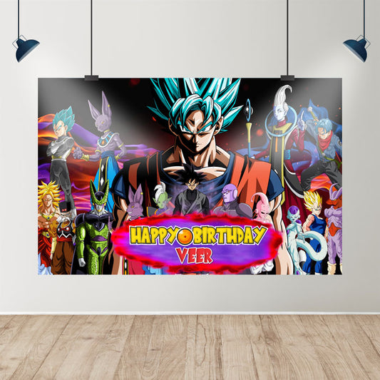 Dragon Ball Z Theme Classic Backdrop