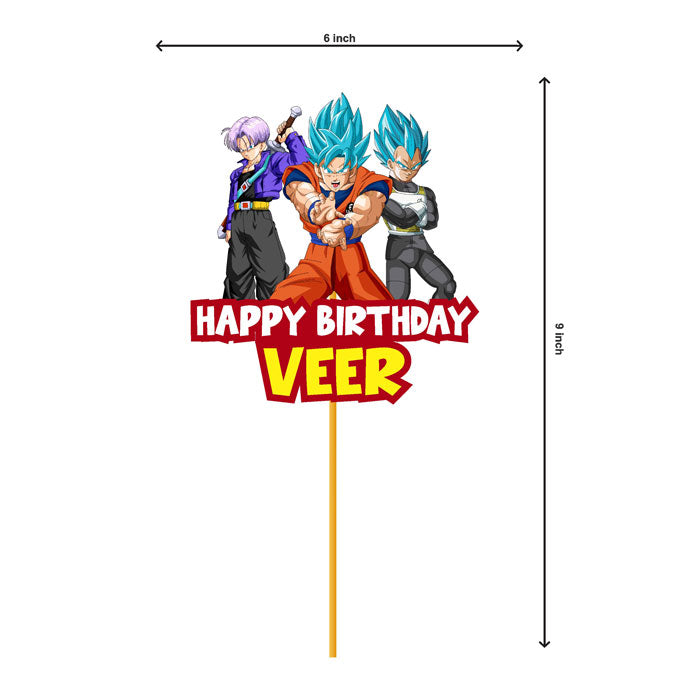 Dragon Ball Z Theme Customized Caketopper