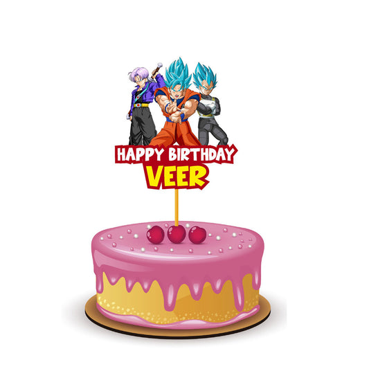 Dragon Ball Z Theme Customized Caketopper