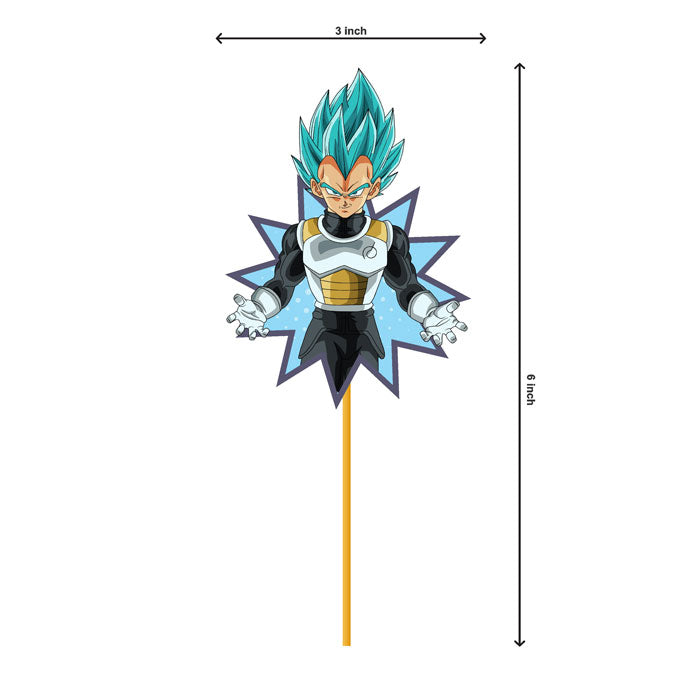 Dragon Ball Z Theme Character Cupcake Topper