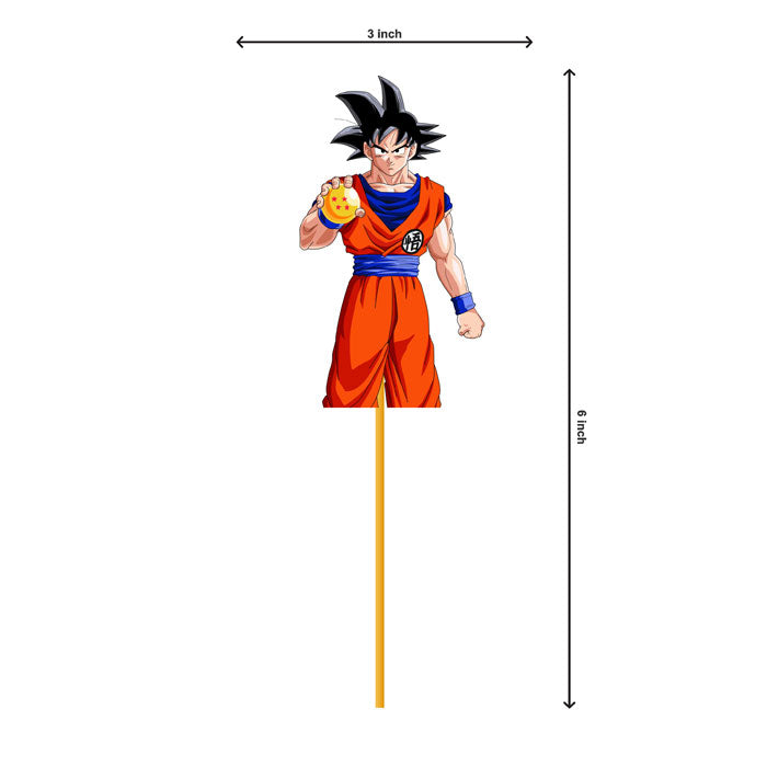 Dragon Ball Z Theme Cupcake Topper