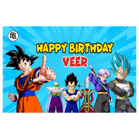 Dragon Ball Z Theme Customized Backdrop