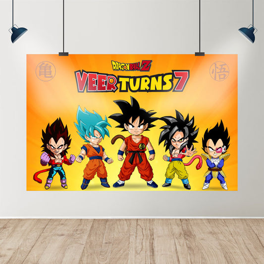 Dragon Ball Z Theme Classic-01 Backdrop