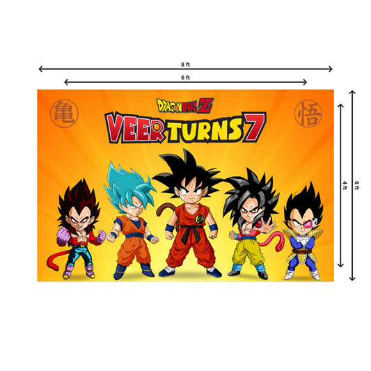 Dragon Ball Z Theme Classic-01 Backdrop