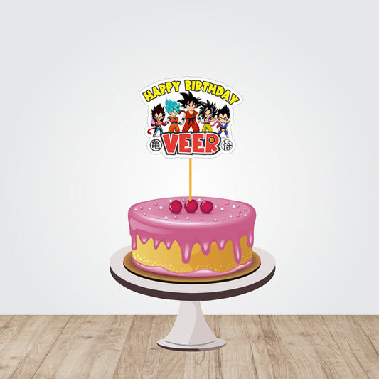 Dragon Ball Z Theme Classic Caketopper