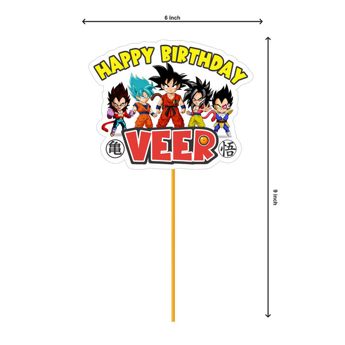 Dragon Ball Z Theme Classic Caketopper