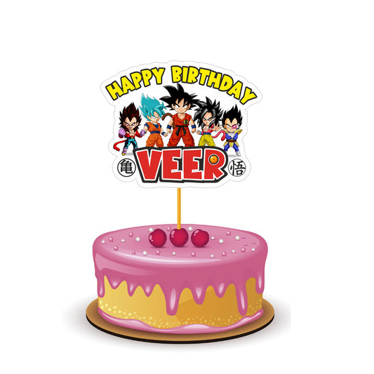 Dragon Ball Z Theme Classic Caketopper