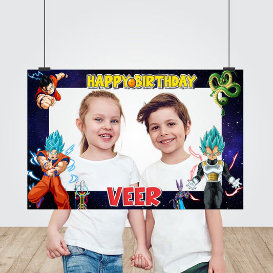 Dragon Ball Z Theme Personalized Photobooth