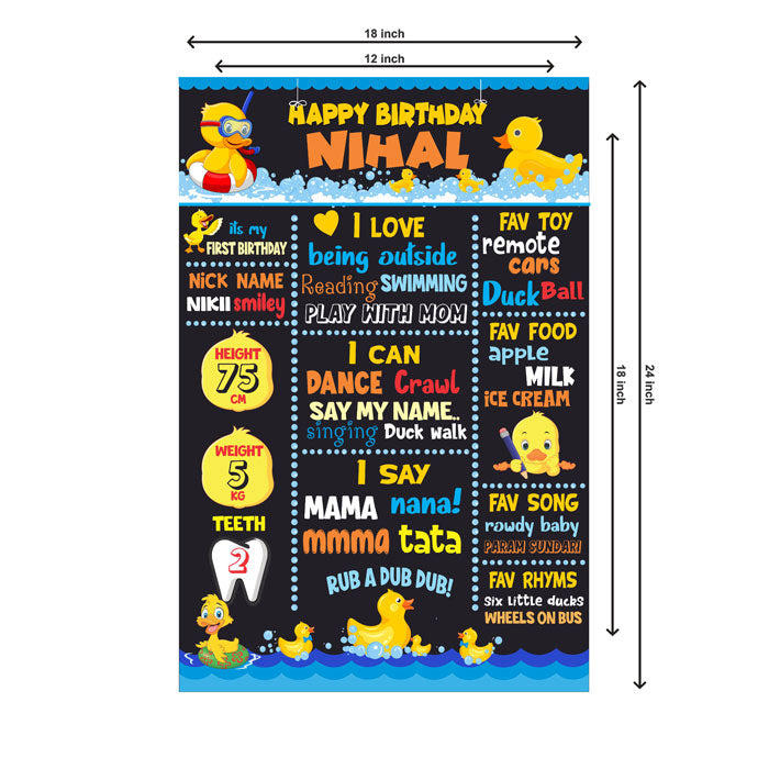 Duck Theme Chalkboard