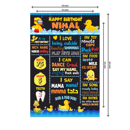 Duck Theme Chalkboard