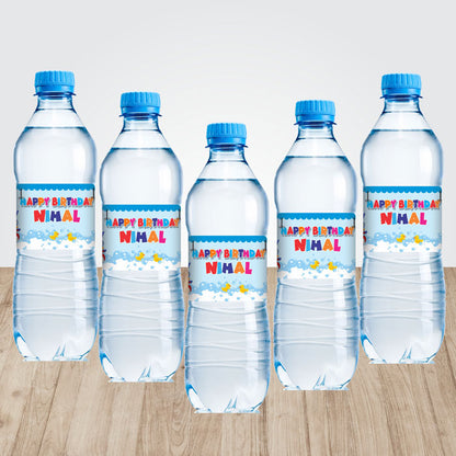 Duck Theme Water Bottle Sticker