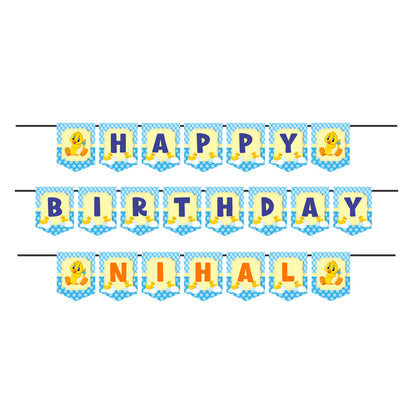 Duck Theme Personalized Bunting