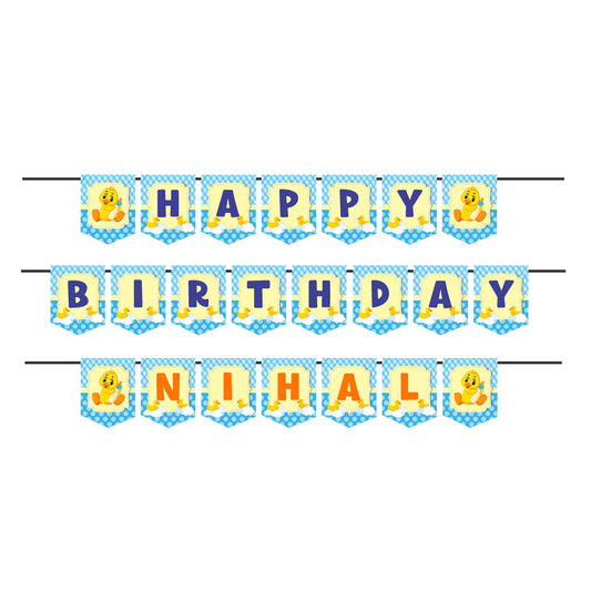 Duck Theme Personalized Bunting