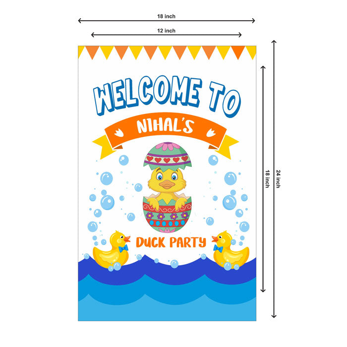 Duck Theme Welcome Board