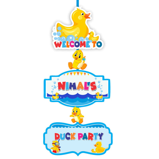 Duck Theme Door Poster