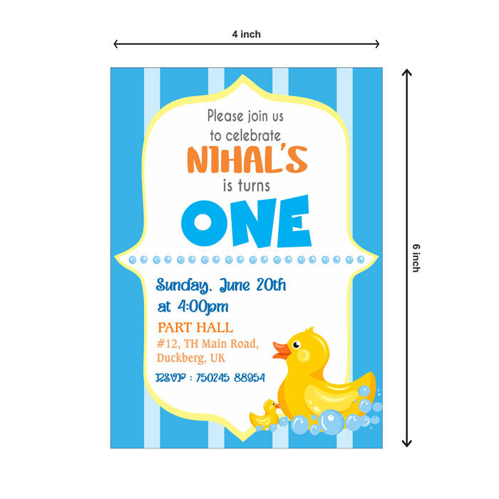 Duck Theme Invite