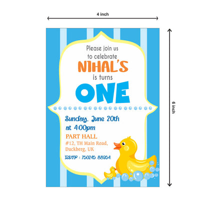 Duck Theme Invite