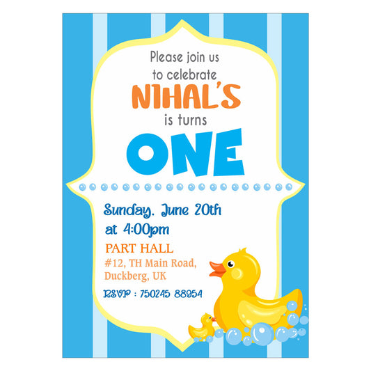 Duck Theme Invite