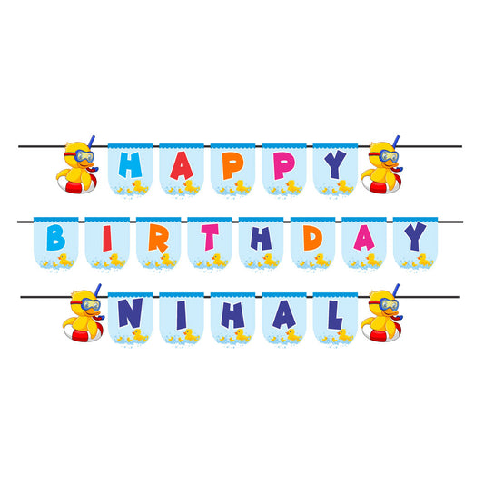 Duck Theme Customized Bunting