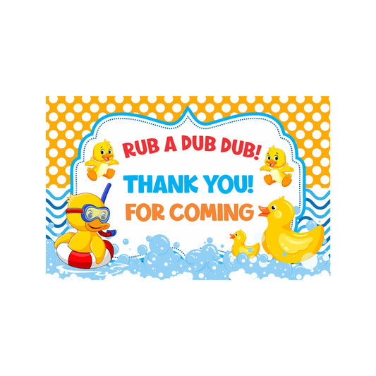 Duck Theme Thank You Cards