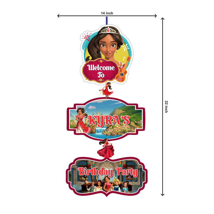 Elena of Avalor Theme Personalized Door Poster