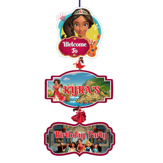 Elena of Avalor Theme Personalized Door Poster