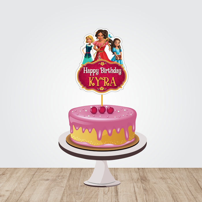 Elena of Avalor Theme Customized Caketopper