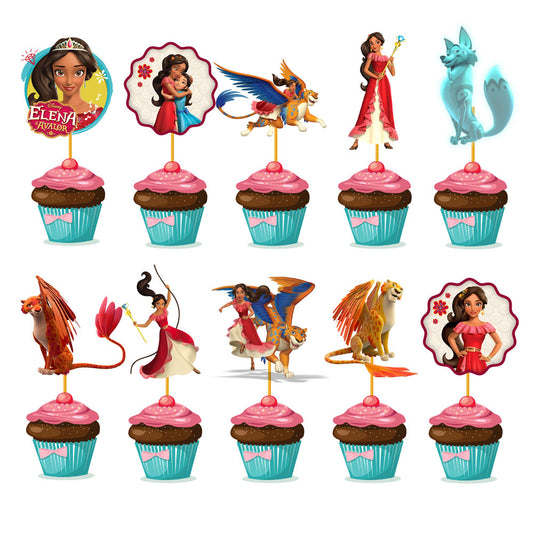 Elena of Avalor Theme Classic Cupcake Topper