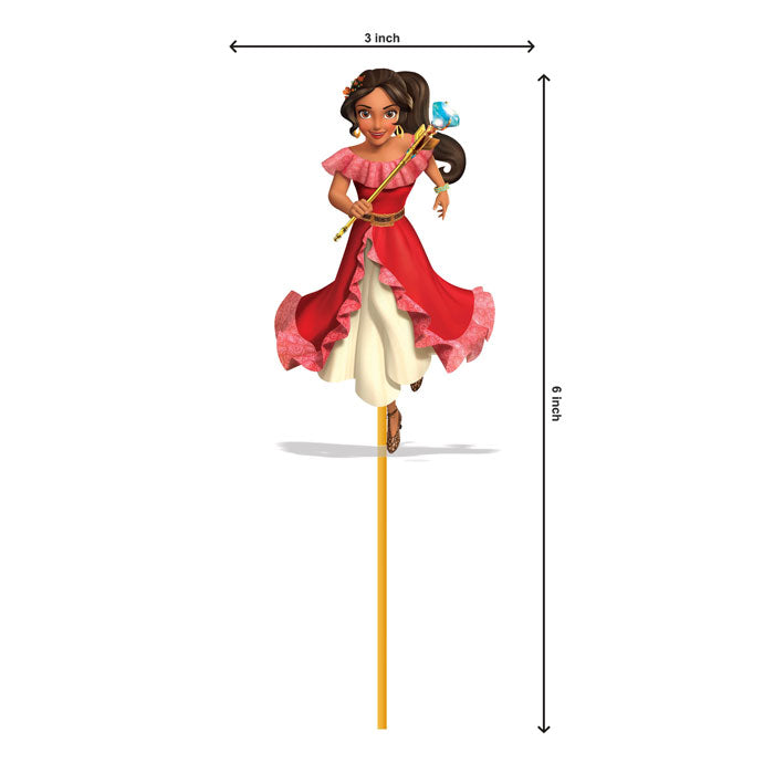 Elena of Avalor Theme Cupcake Topper