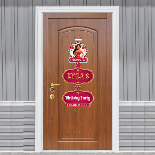 Elena of Avalor Theme Door Poster