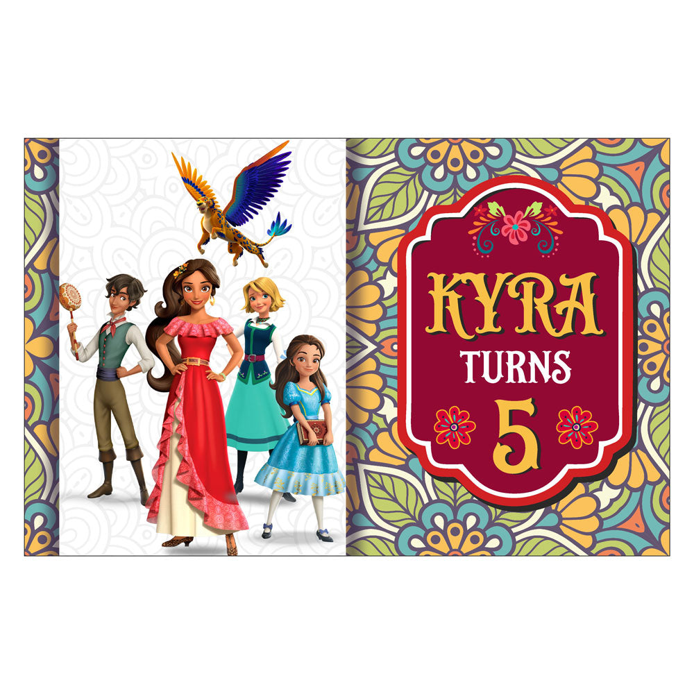 Elena of Avalor Theme Customized Backdrop