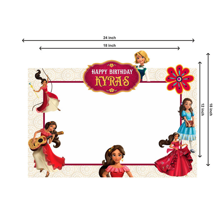 Elena of Avalor Theme Personalized Photobooth