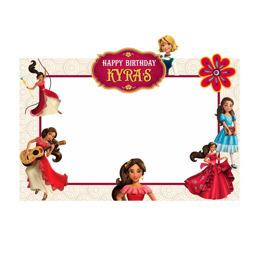 Elena of Avalor Theme Personalized Photobooth