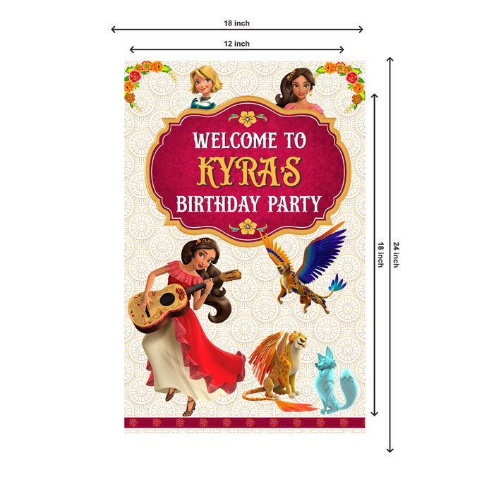 Elena of Avalor Theme Welcome Board