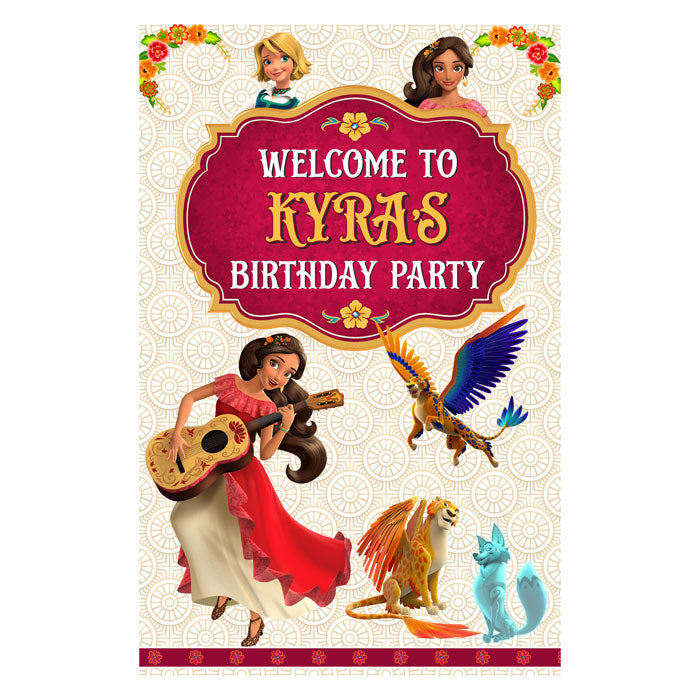 Elena of Avalor Theme Welcome Board