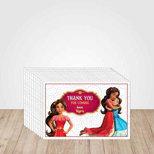 Elena of Avalor Theme Thank You Cards