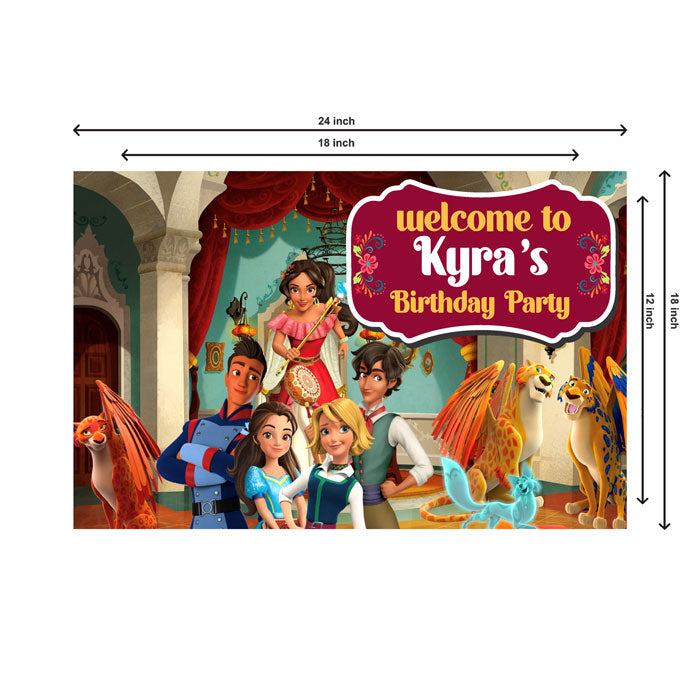 Elena of Avalor Theme Personalized Welcome Board