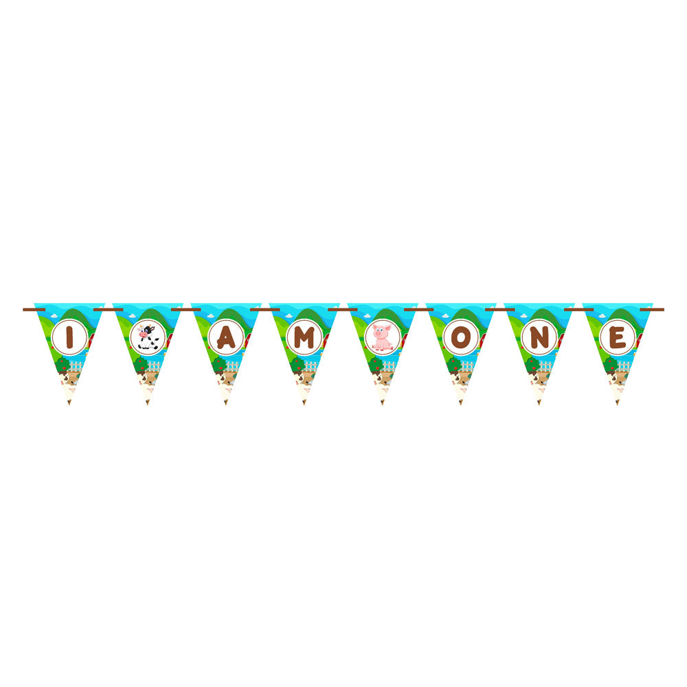 Farm Theme Age Bunting
