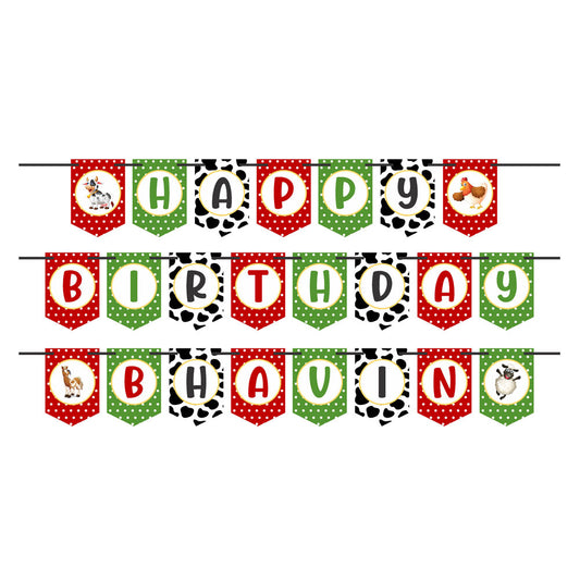 Farm Theme Bunting