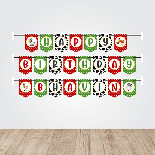 Farm Theme Bunting