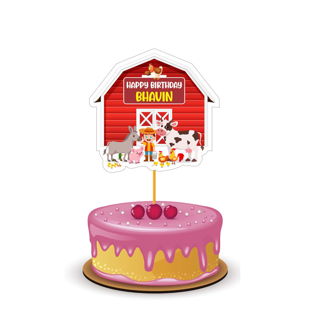 Farm Theme Caketopper