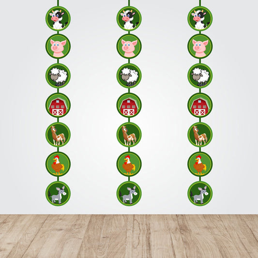 Farm Theme Round Danglers
