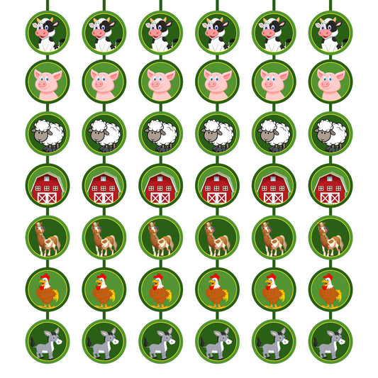 Farm Theme Round Danglers