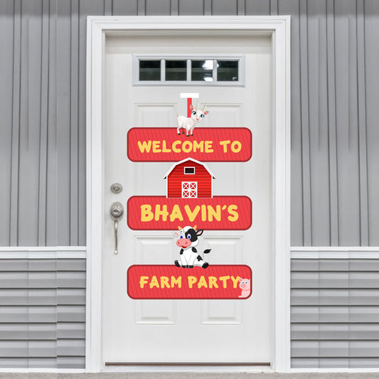 Farm Theme Door Poster