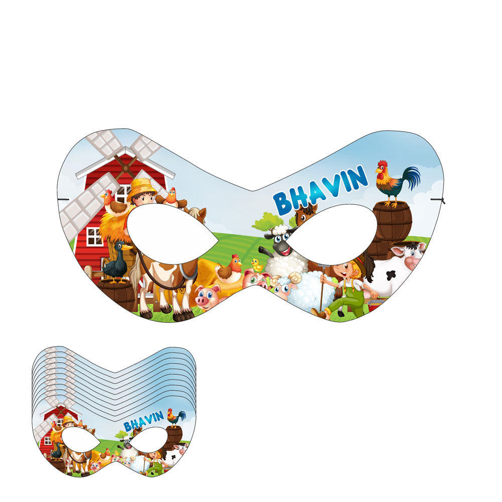Farm Theme Personalized Eye Mask