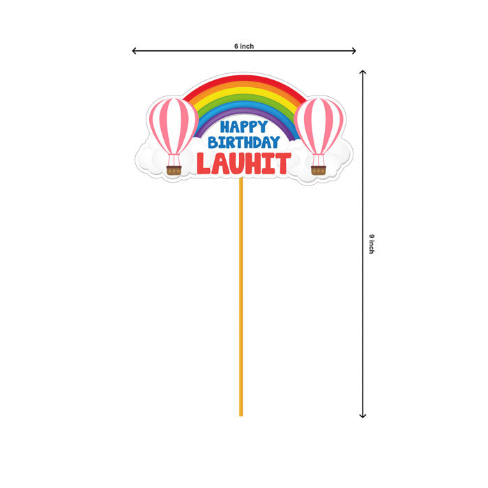 Hot Air Balloon Theme Customized Caketopper